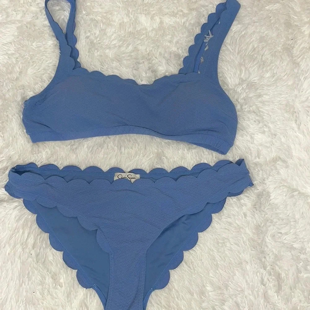 Jessica Simpson Bikini Blue
